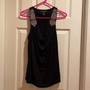 White House Black Market tank with studded shoulder size L